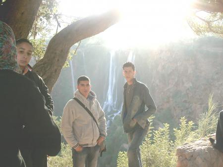 adil et moi au chalalat ouzud